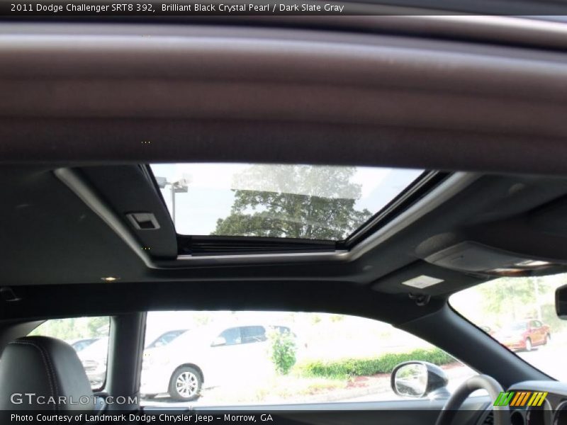 Brilliant Black Crystal Pearl / Dark Slate Gray 2011 Dodge Challenger SRT8 392