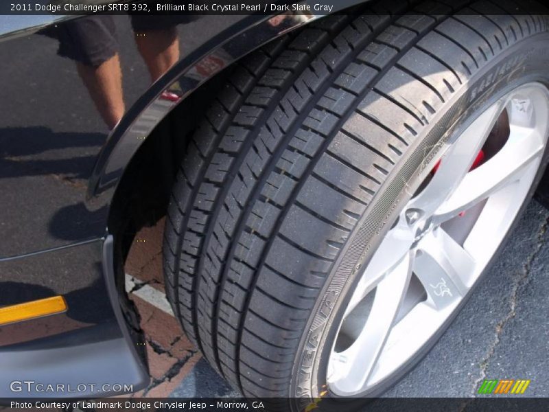 Brilliant Black Crystal Pearl / Dark Slate Gray 2011 Dodge Challenger SRT8 392