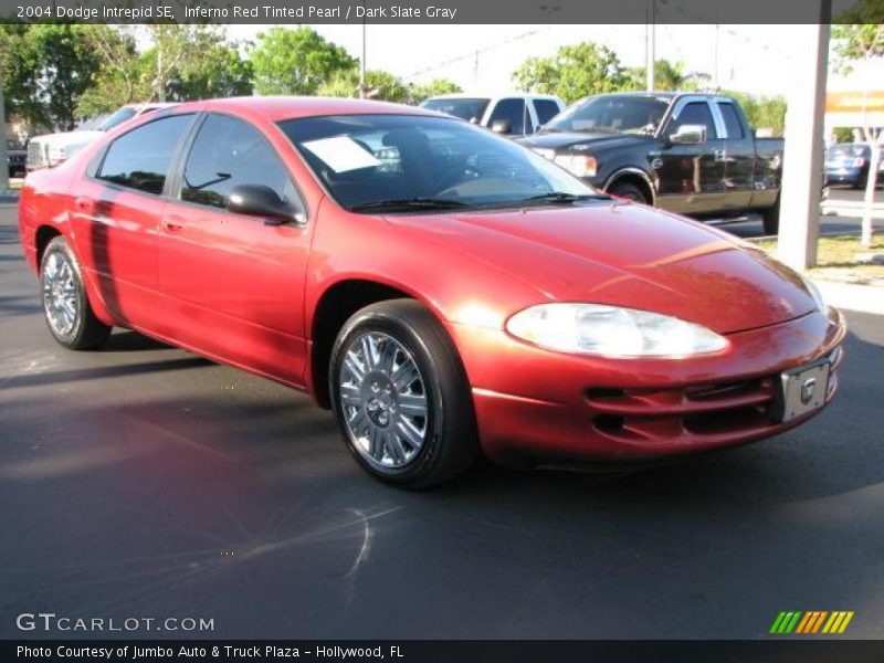 Inferno Red Tinted Pearl / Dark Slate Gray 2004 Dodge Intrepid SE