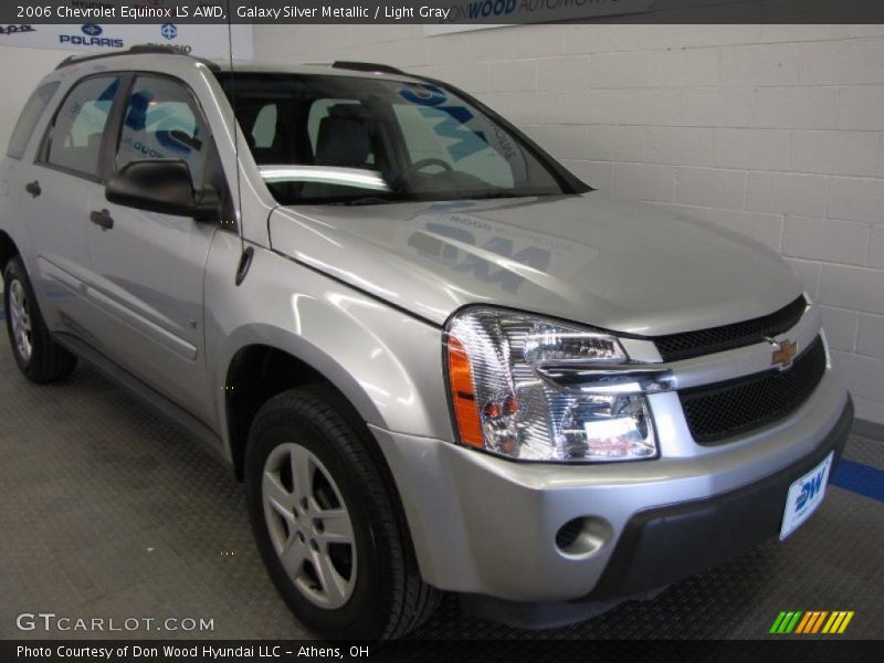 Galaxy Silver Metallic / Light Gray 2006 Chevrolet Equinox LS AWD