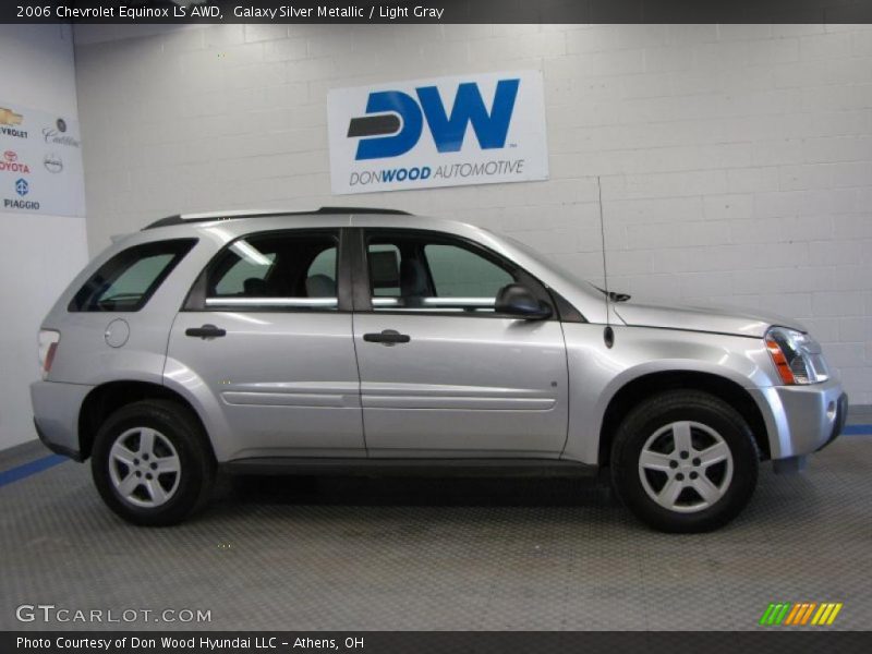 Galaxy Silver Metallic / Light Gray 2006 Chevrolet Equinox LS AWD