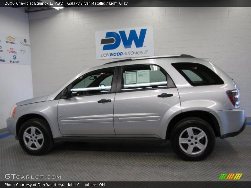 Galaxy Silver Metallic / Light Gray 2006 Chevrolet Equinox LS AWD