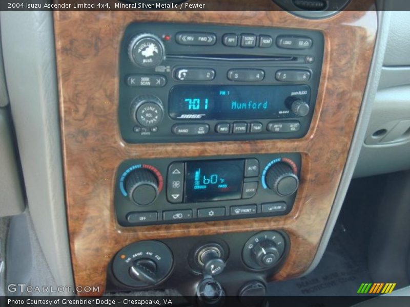 Controls of 2004 Ascender Limited 4x4