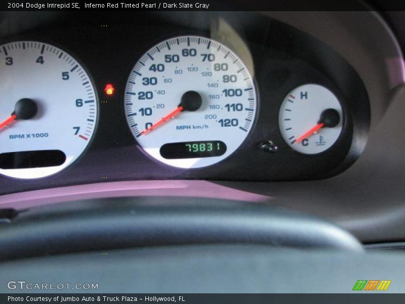 Inferno Red Tinted Pearl / Dark Slate Gray 2004 Dodge Intrepid SE