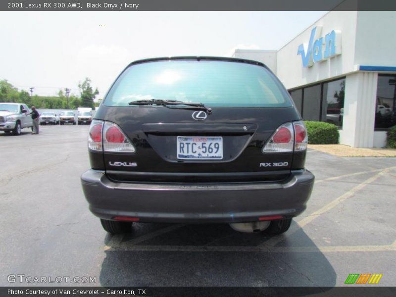Black Onyx / Ivory 2001 Lexus RX 300 AWD