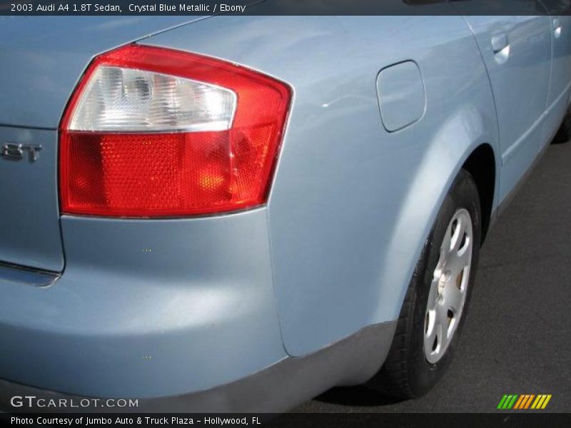 Crystal Blue Metallic / Ebony 2003 Audi A4 1.8T Sedan