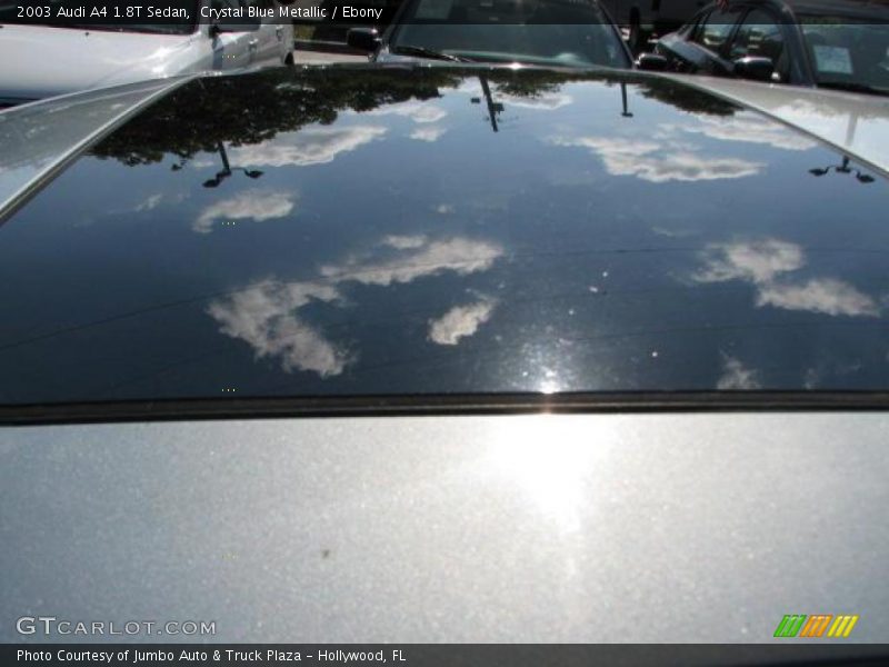 Crystal Blue Metallic / Ebony 2003 Audi A4 1.8T Sedan