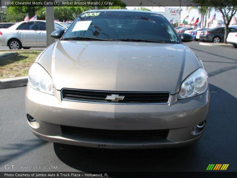 Amber Bronze Metallic / Gray 2006 Chevrolet Monte Carlo LT