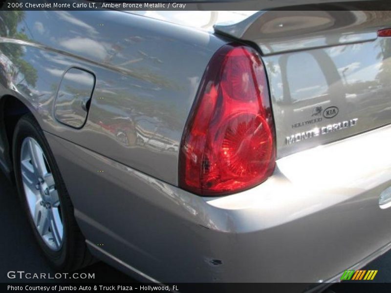 Amber Bronze Metallic / Gray 2006 Chevrolet Monte Carlo LT