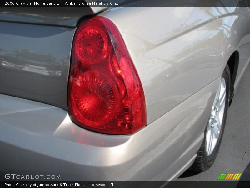 Amber Bronze Metallic / Gray 2006 Chevrolet Monte Carlo LT