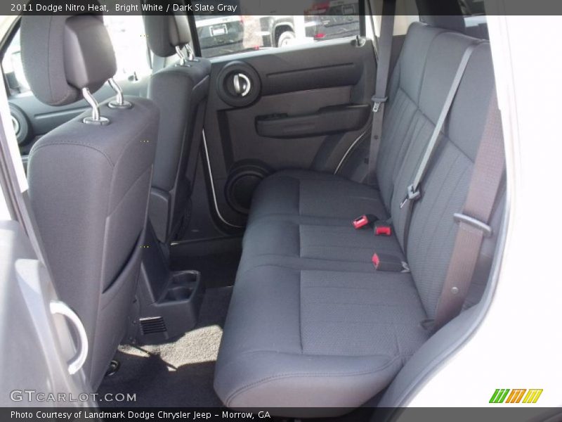 Bright White / Dark Slate Gray 2011 Dodge Nitro Heat