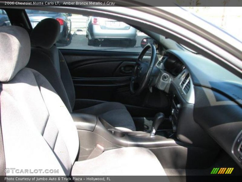 Amber Bronze Metallic / Gray 2006 Chevrolet Monte Carlo LT