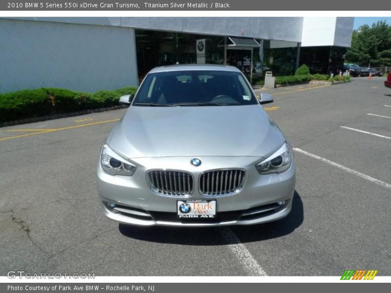Titanium Silver Metallic / Black 2010 BMW 5 Series 550i xDrive Gran Turismo