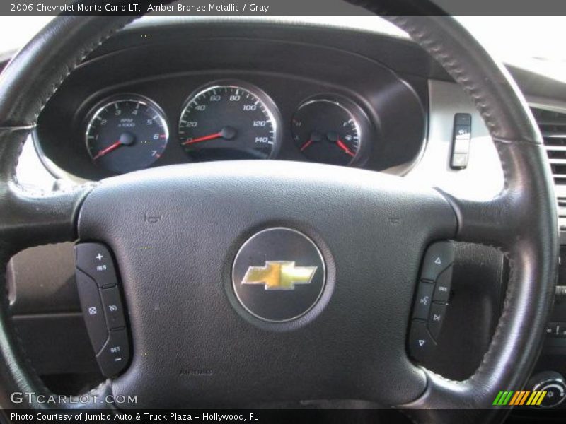 Amber Bronze Metallic / Gray 2006 Chevrolet Monte Carlo LT