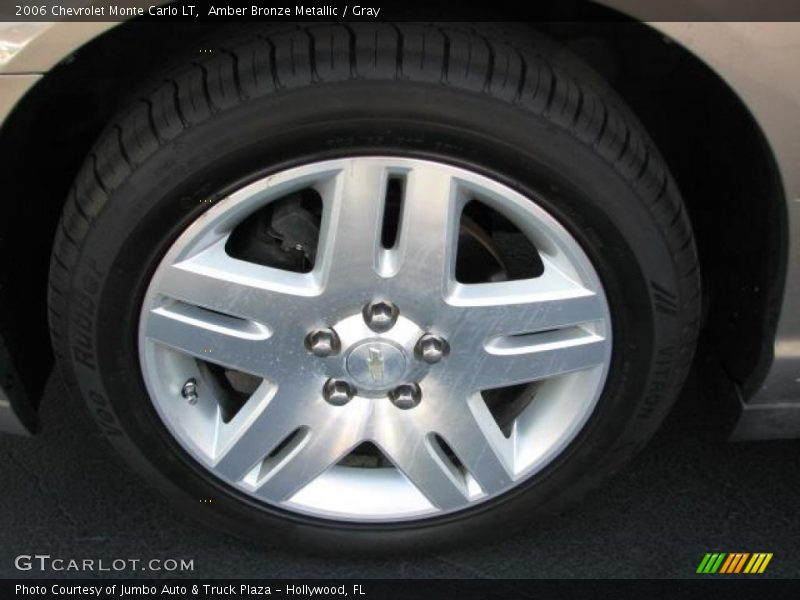 Amber Bronze Metallic / Gray 2006 Chevrolet Monte Carlo LT