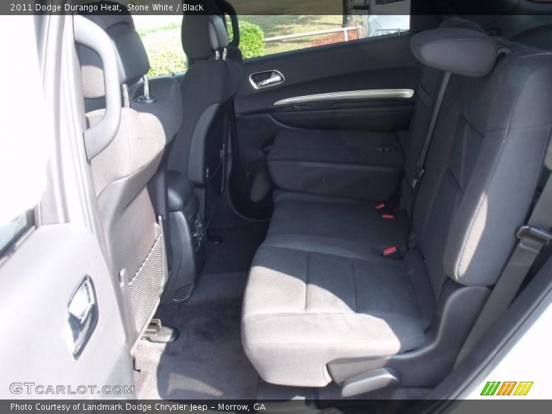 Stone White / Black 2011 Dodge Durango Heat