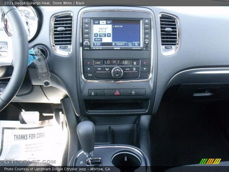 Stone White / Black 2011 Dodge Durango Heat