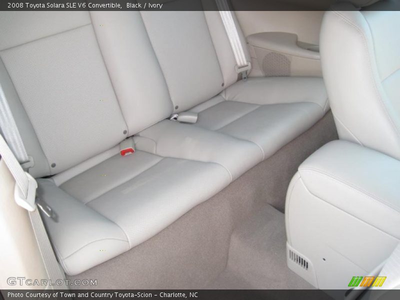 Black / Ivory 2008 Toyota Solara SLE V6 Convertible