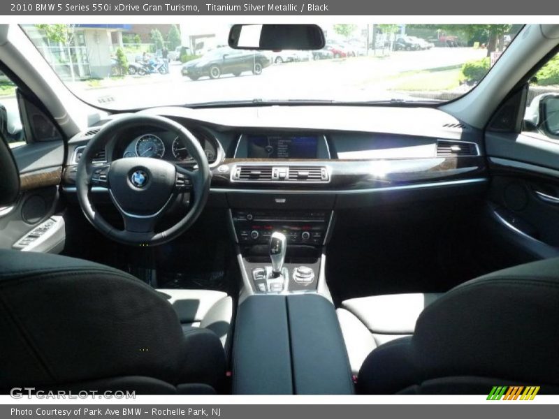Titanium Silver Metallic / Black 2010 BMW 5 Series 550i xDrive Gran Turismo