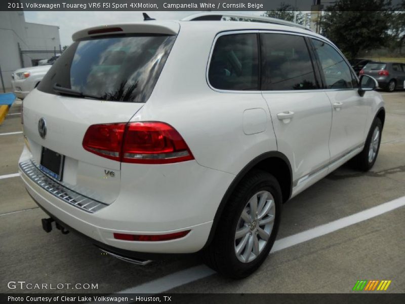 Campanella White / Cornsilk Beige 2011 Volkswagen Touareg VR6 FSI Sport 4XMotion