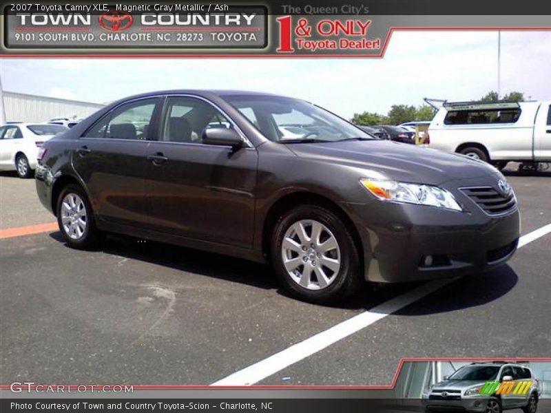 Magnetic Gray Metallic / Ash 2007 Toyota Camry XLE