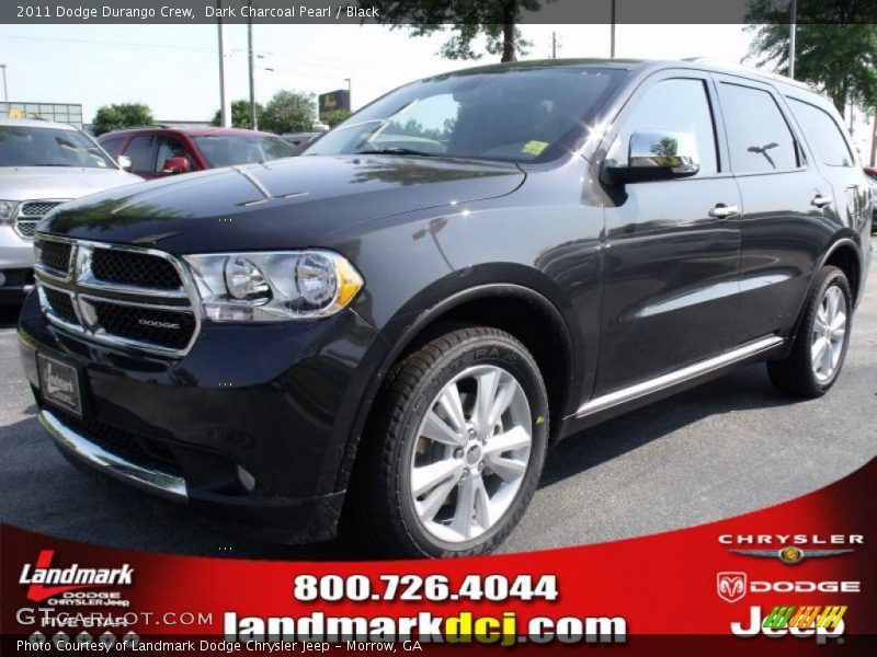 Dark Charcoal Pearl / Black 2011 Dodge Durango Crew