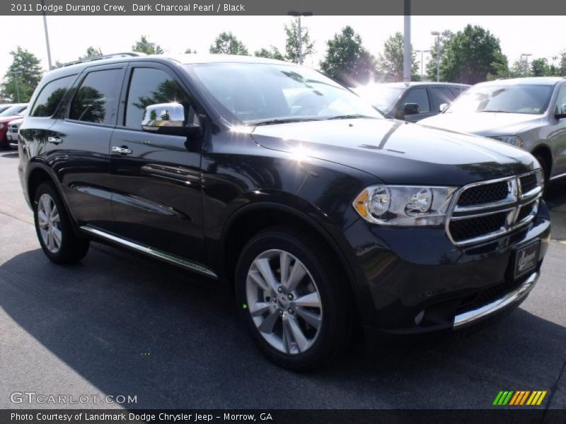 Dark Charcoal Pearl / Black 2011 Dodge Durango Crew