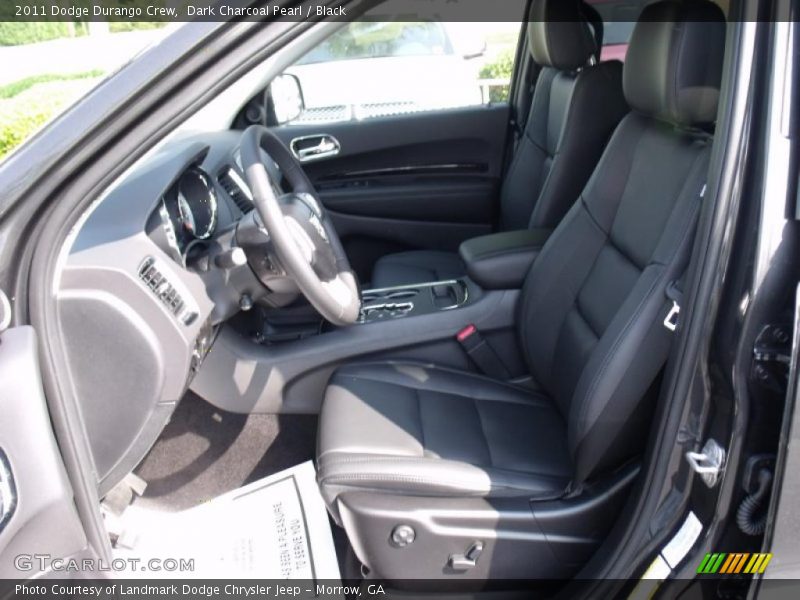 Dark Charcoal Pearl / Black 2011 Dodge Durango Crew