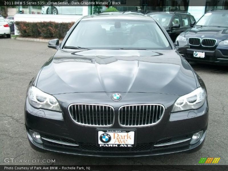 Dark Graphite Metallic / Black 2011 BMW 5 Series 535i xDrive Sedan