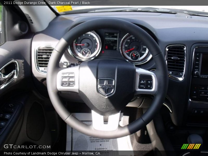 Dark Charcoal Pearl / Black 2011 Dodge Durango Crew