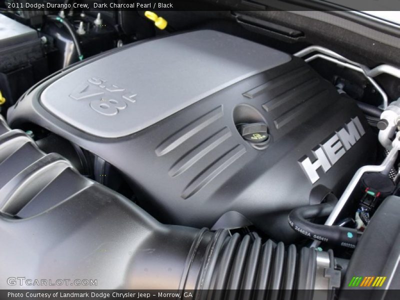 Dark Charcoal Pearl / Black 2011 Dodge Durango Crew