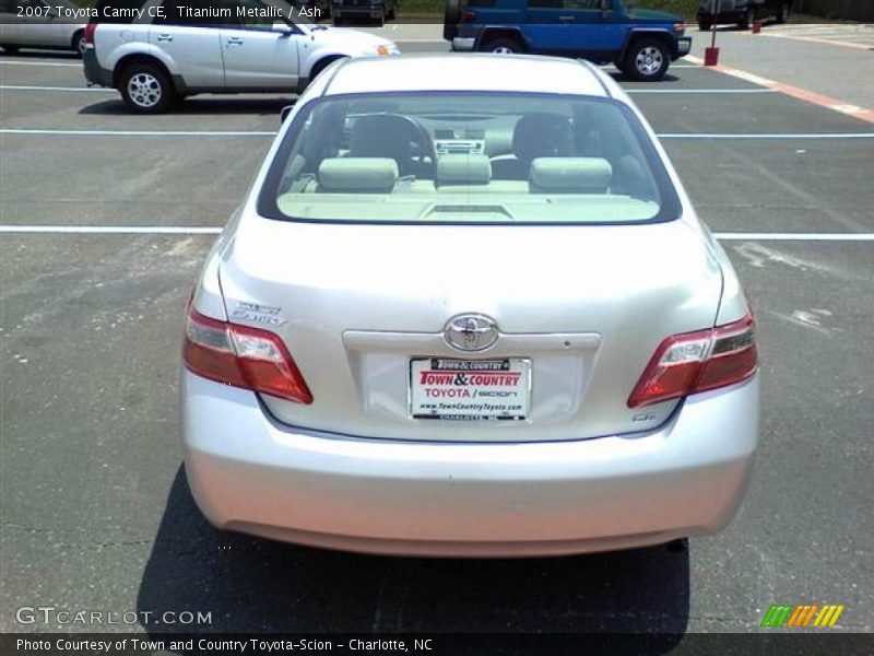 Titanium Metallic / Ash 2007 Toyota Camry CE