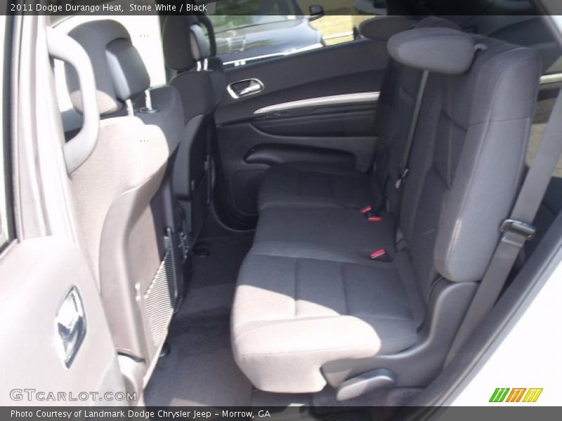 Stone White / Black 2011 Dodge Durango Heat
