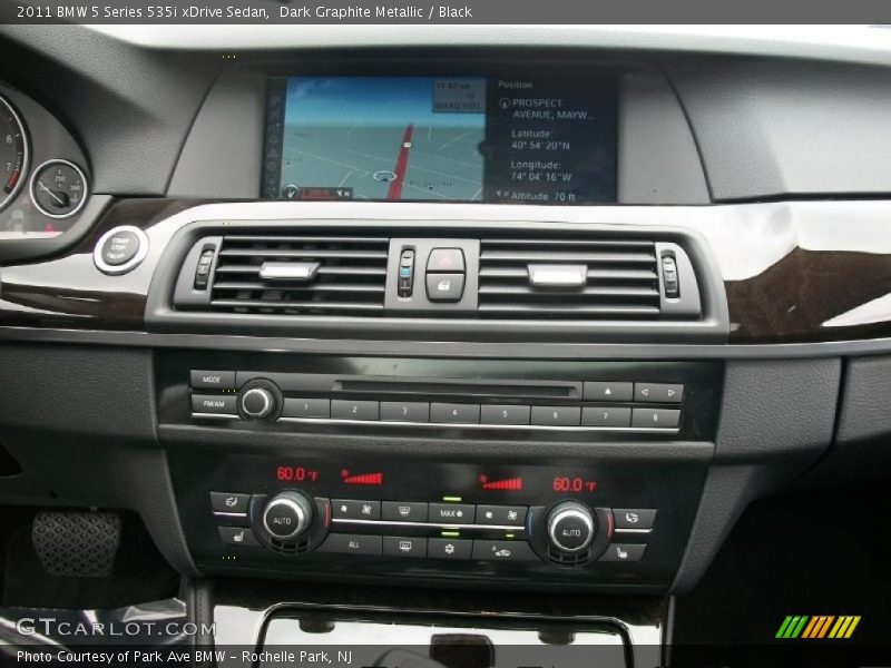 Dark Graphite Metallic / Black 2011 BMW 5 Series 535i xDrive Sedan