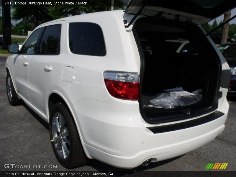 Stone White / Black 2011 Dodge Durango Heat