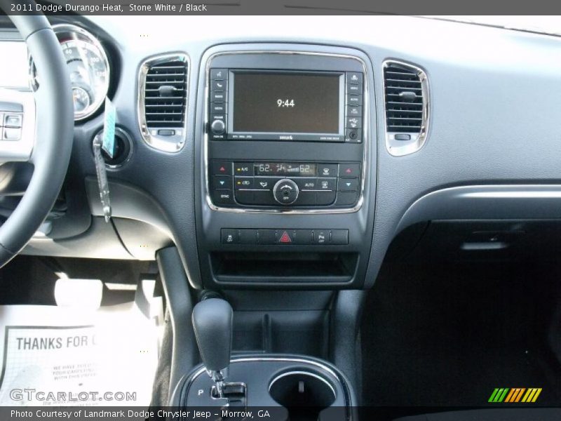 Stone White / Black 2011 Dodge Durango Heat