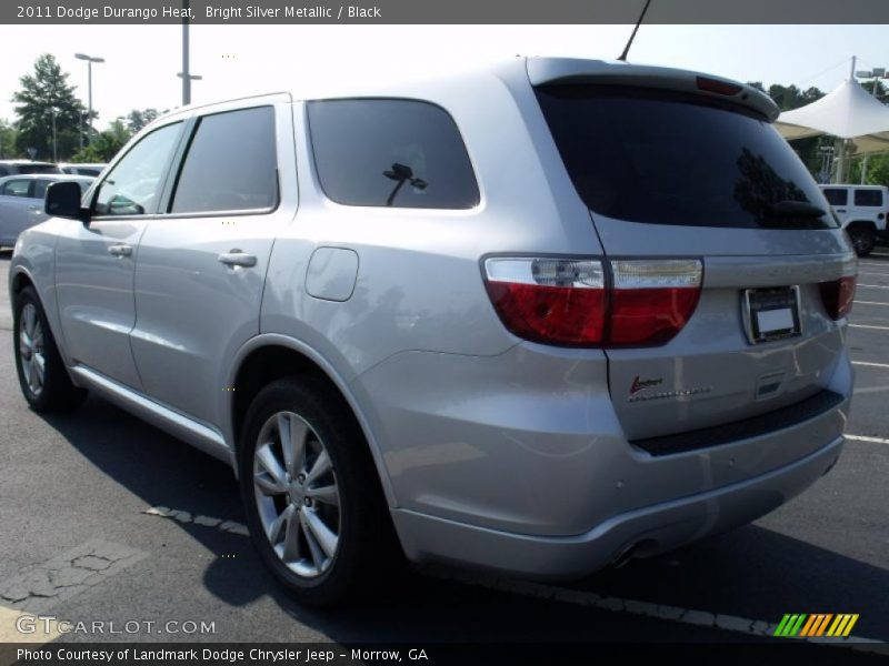 Bright Silver Metallic / Black 2011 Dodge Durango Heat