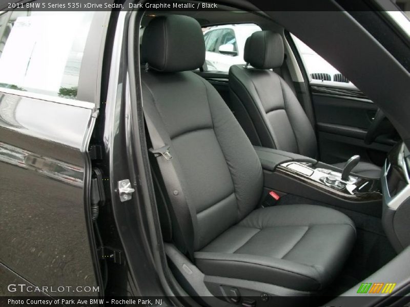 Dark Graphite Metallic / Black 2011 BMW 5 Series 535i xDrive Sedan