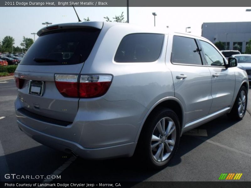 Bright Silver Metallic / Black 2011 Dodge Durango Heat