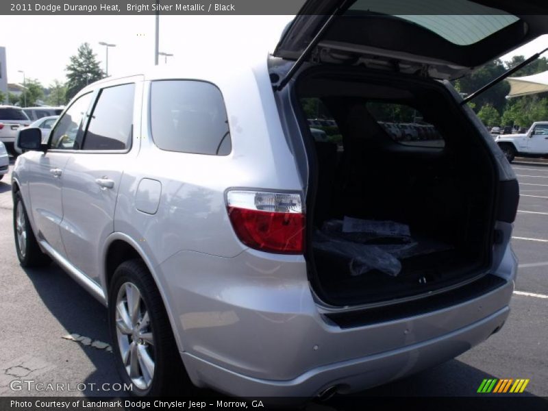 Bright Silver Metallic / Black 2011 Dodge Durango Heat