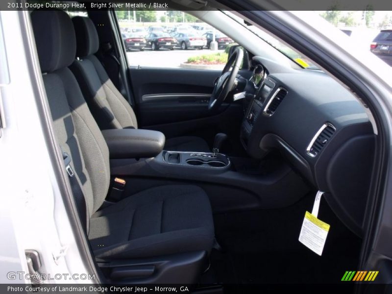 Bright Silver Metallic / Black 2011 Dodge Durango Heat