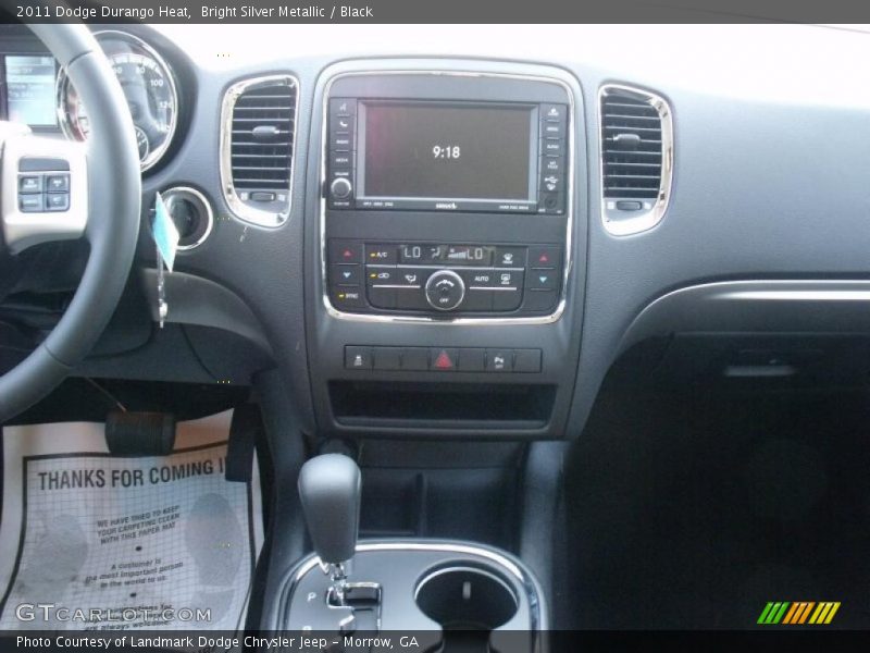 Bright Silver Metallic / Black 2011 Dodge Durango Heat