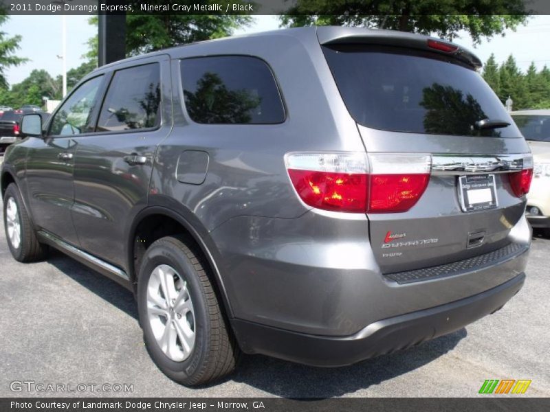 Mineral Gray Metallic / Black 2011 Dodge Durango Express
