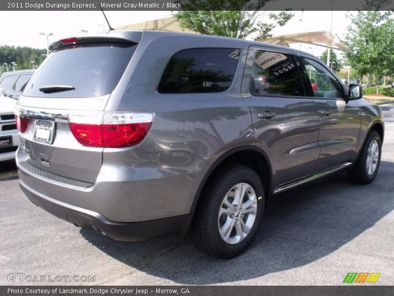 Mineral Gray Metallic / Black 2011 Dodge Durango Express