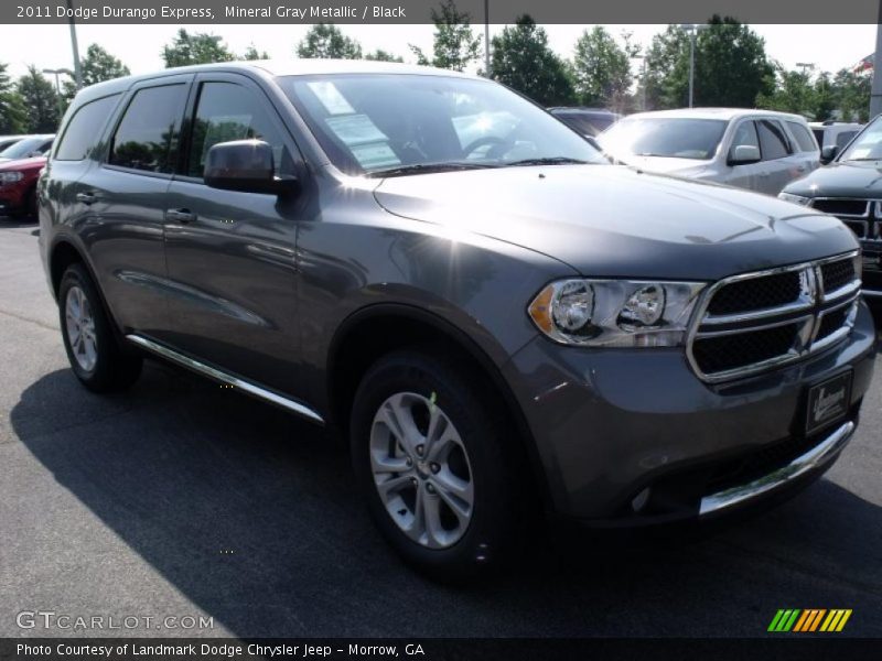 Mineral Gray Metallic / Black 2011 Dodge Durango Express