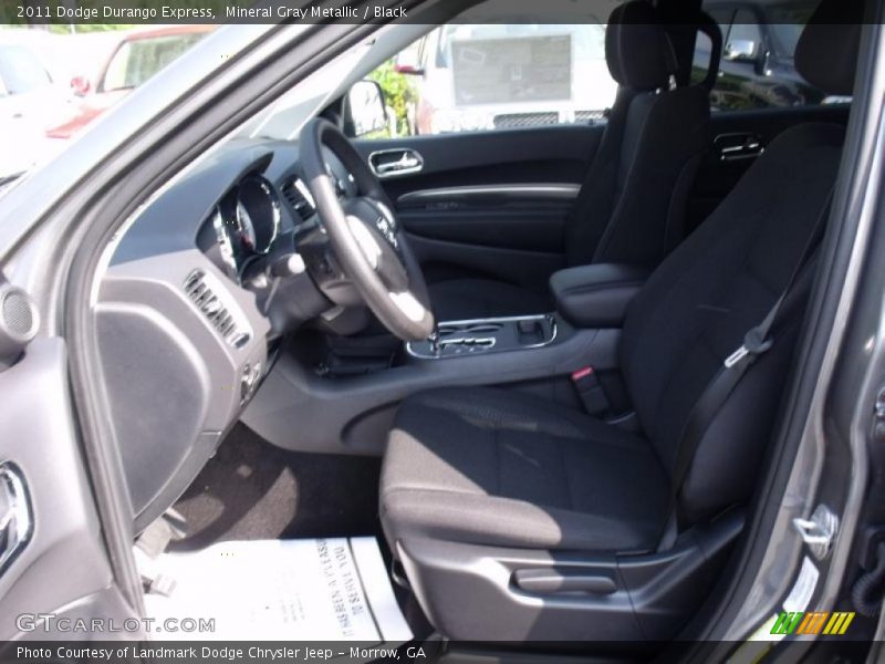 Mineral Gray Metallic / Black 2011 Dodge Durango Express