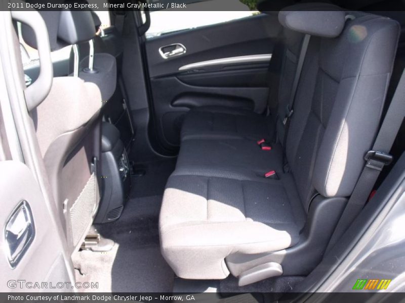 Mineral Gray Metallic / Black 2011 Dodge Durango Express