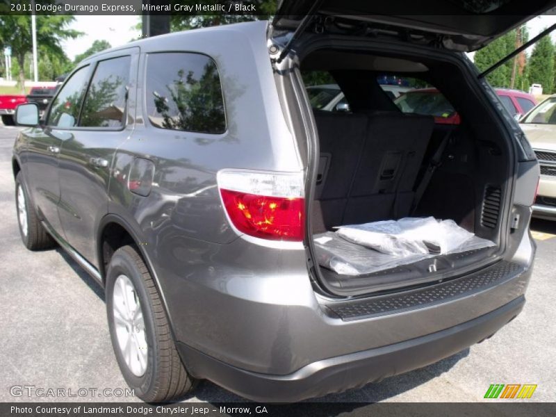 Mineral Gray Metallic / Black 2011 Dodge Durango Express