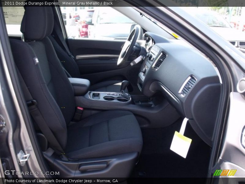 Mineral Gray Metallic / Black 2011 Dodge Durango Express