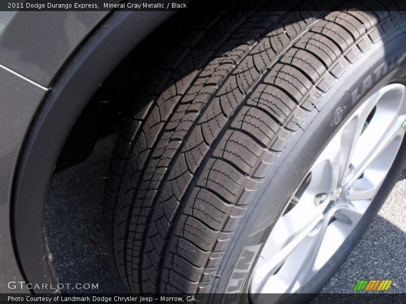 Mineral Gray Metallic / Black 2011 Dodge Durango Express